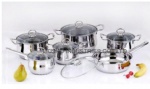 12pcs S/S cookware sets