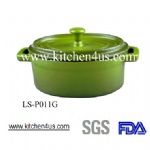 350ml mini enamal cast iron pot/duch oven/soup pot with metal knob