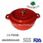 2015 Hot selling 0.5L mini enamel cast iron pot