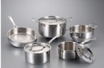 8 pcs stainless steel cookware set