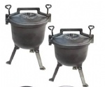 three legged cast iron pot
