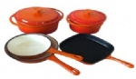 cast iron cookware set